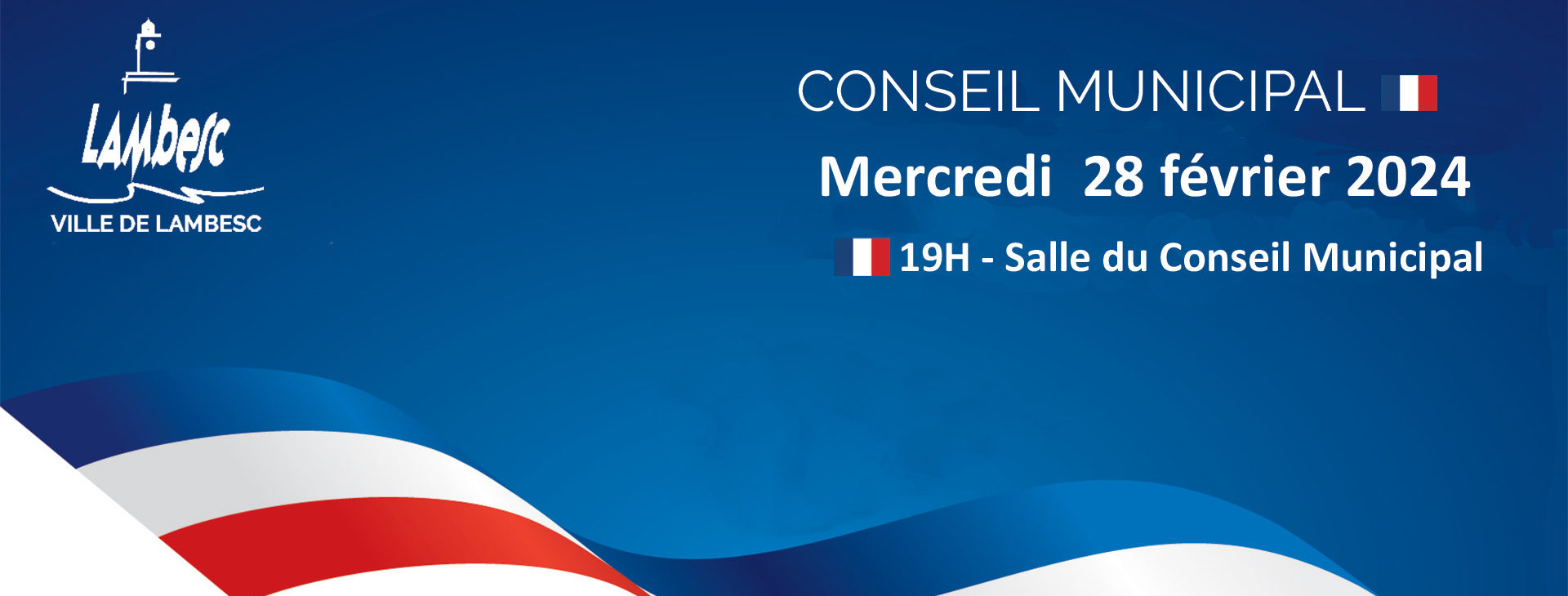 Séance du Conseil Municipal – Mercredi 28 février
