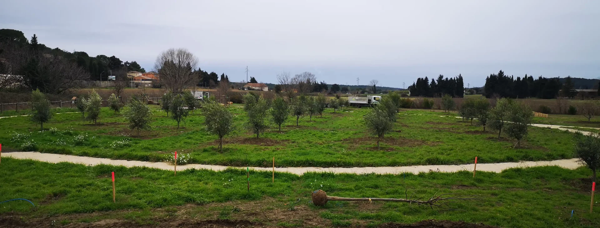 Les travaux avancent au Parc du Vallat
