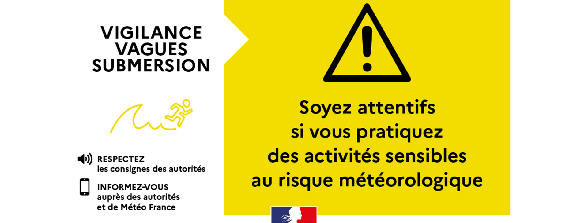 VIGILANCE VAGUES SUBMERSION – Un phénomène méditerranéen devrait impacter le territoire métropolitain à partir d&rsquo;aujourd&rsquo;hui