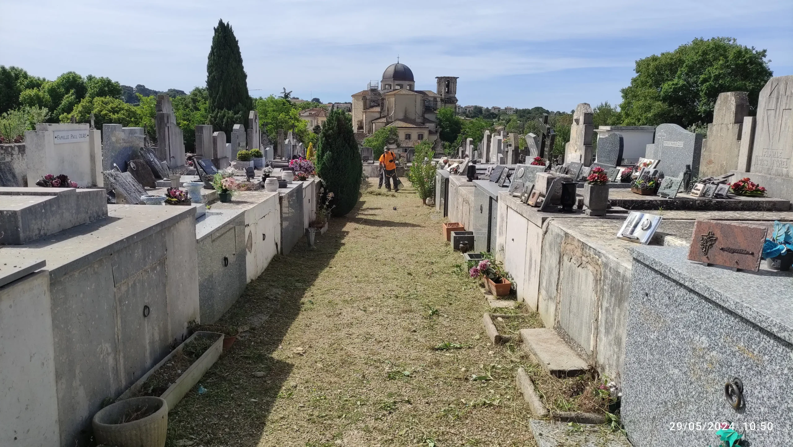 Nouveau fonctionnement et entretien du cimetière