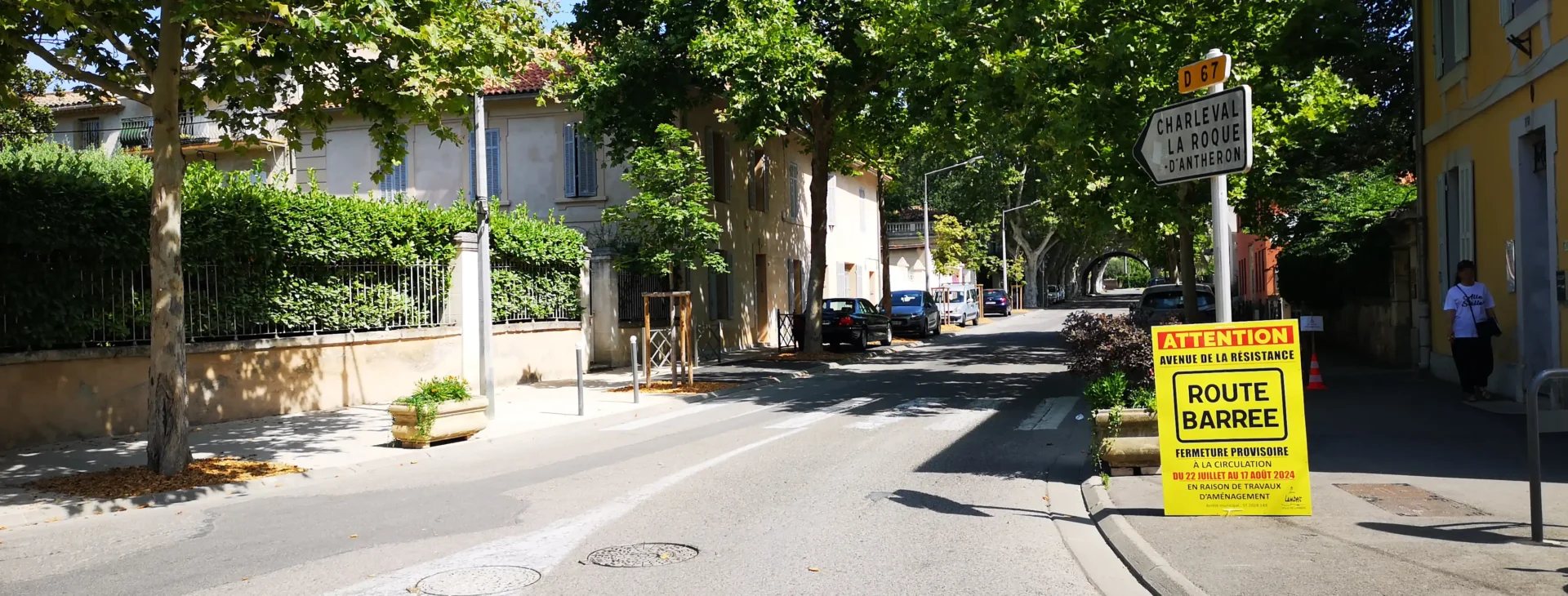 Travaux avenue de la Résistance