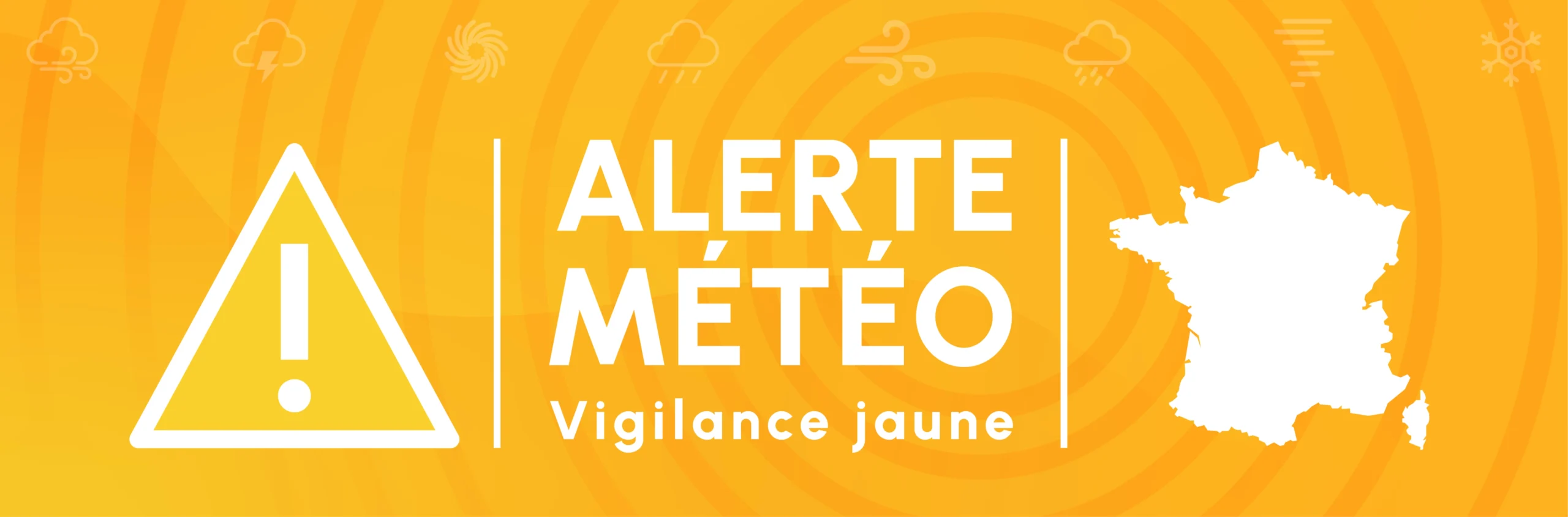 Alerte Météo – Vigilance Jaune – Orages, Pluies, Inondations