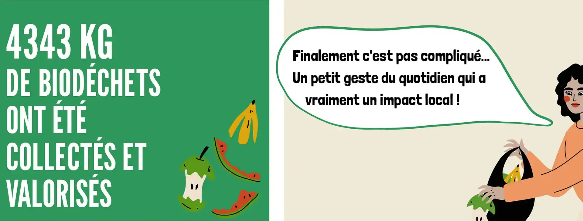 Nos biodéchets valorisés