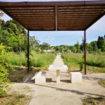 Aménagement de pergolas et tables d'échecs