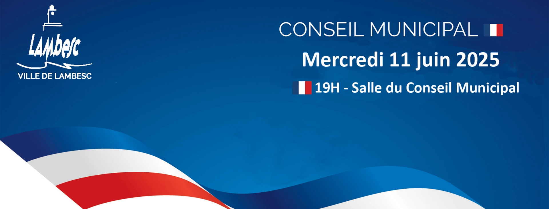 Séance du Conseil Municipal – Mercredi 11 juin