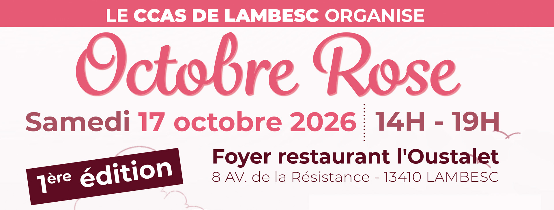 Octobre Rose – Formulaire d&rsquo;inscription 2026